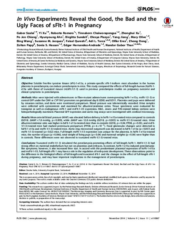 (PDF) In Vivo Experiments Reveal the Good, the Bad and the Ugly Faces ...