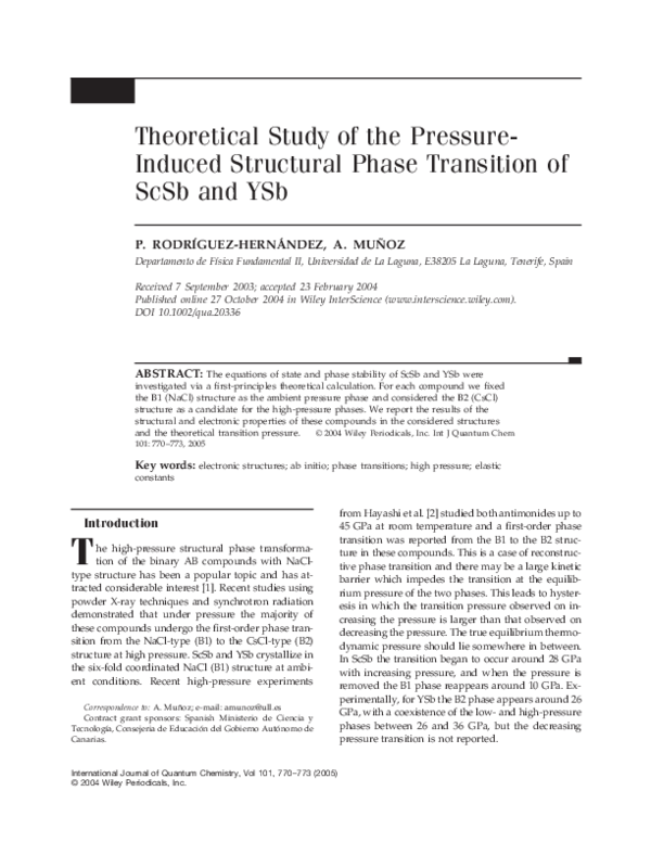 (PDF) Theoretical study of the pressure-induced structural phase ...
