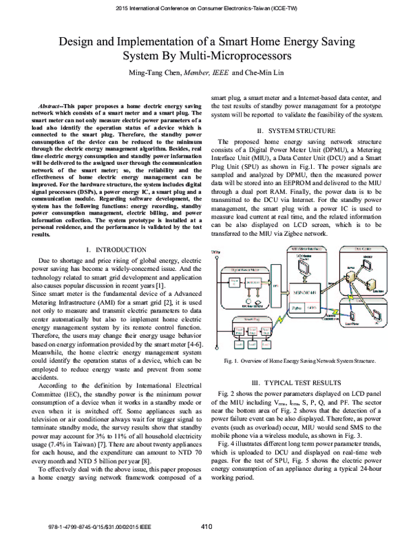 (PDF) Design and Implementation of Smart Home Energy Management Systems ...