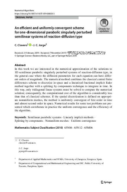 (PDF) An efficient and uniformly convergent scheme for one-dimensional ...