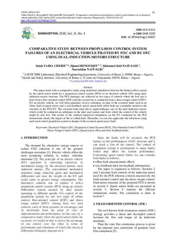 (PDF) Comparative study between propulsion control system failures of ...