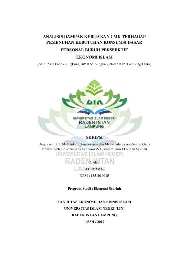 Analisis Dampak Kebijakan UMK