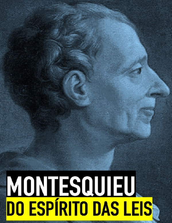 (PDF) Do Espírito das Leis by Charles Montesquieu Montesquieu, Charles