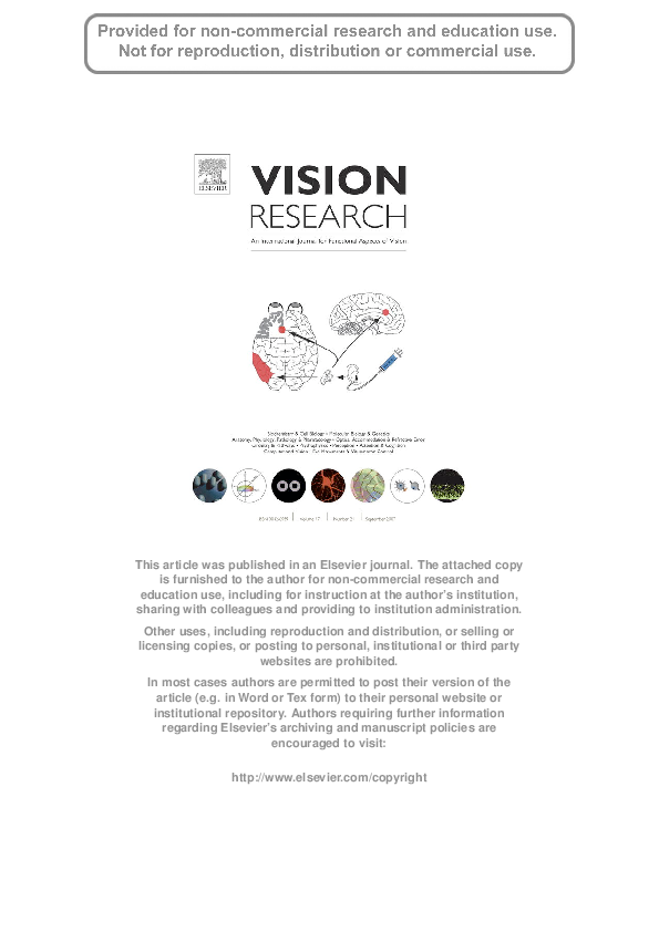 (PDF) Visual perception and neural correlates of novel ‘biological motion’
