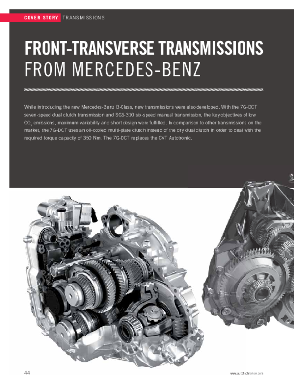 (PDF) FrontTransverse Transmissions from MercedesBenz Ralf Wörner