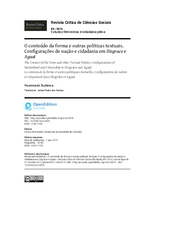 (PDF) O conteúdo da forma e outras políticas textuais. Configurações de ...