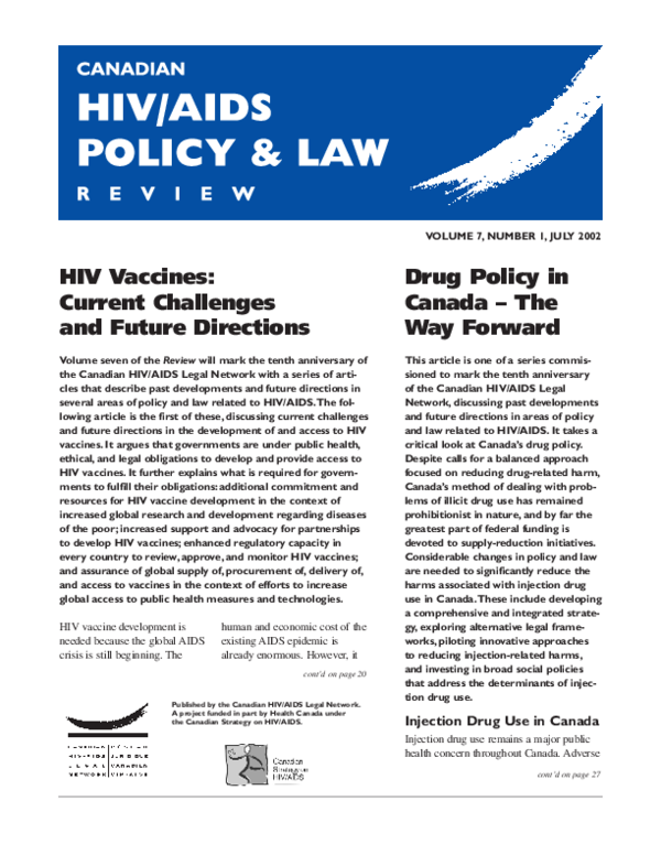 (PDF) HIV vaccines: current challenges and future directions