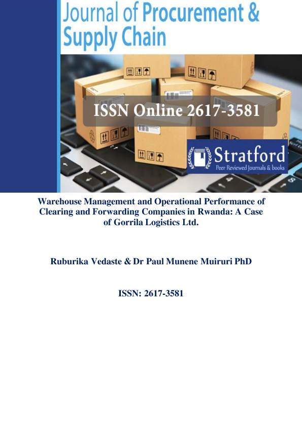(PDF) Warehouse Management and Operational Performance of Clearing and ...