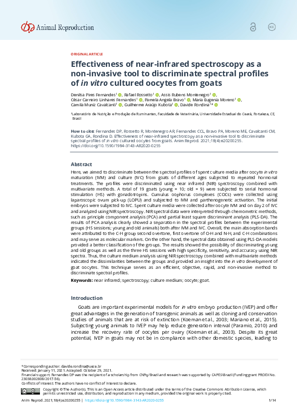(PDF) Effectiveness of near-infrared spectroscopy as a non-invasive ...