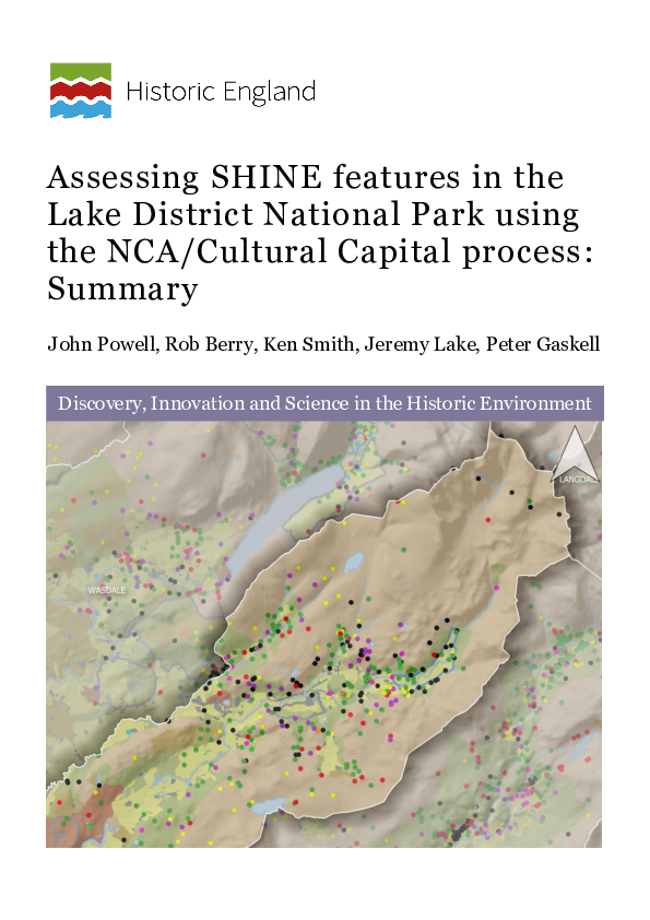 (PDF) Assessing SHINE features in the Lake District National Park using ...