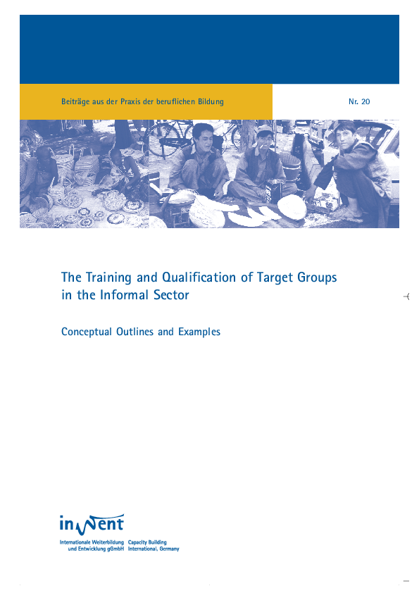 (PDF) The Training and Qualification of Target Groups in the Informal ...