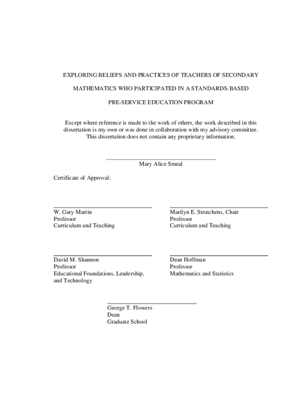(PDF) Exploring beliefs and practices of teachers of secondary ...