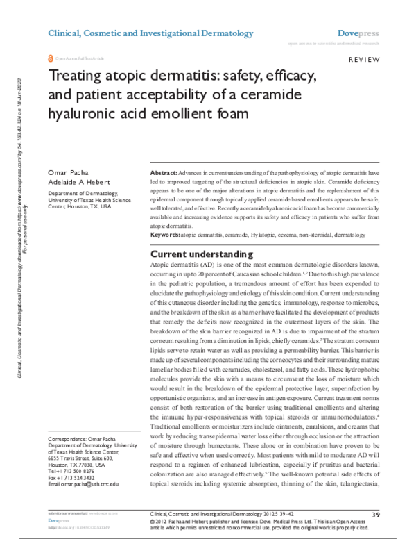 Curated visual reference: Picture Idea: Pdf Treating Atopic Dermatitis Safety Efficacy And Patient