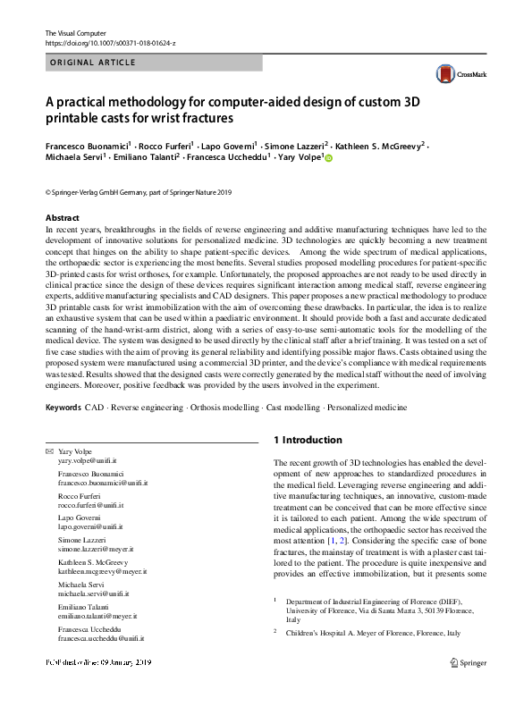 (PDF) A practical methodology for computer-aided design of custom 3D ...
