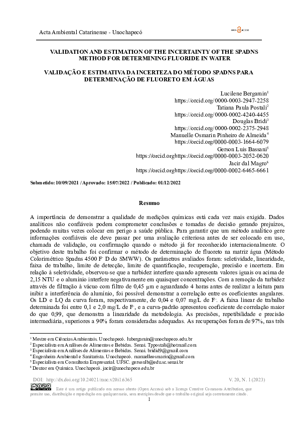 (PDF) Validation and Estimation of the Incertainty of the Spadns Method ...