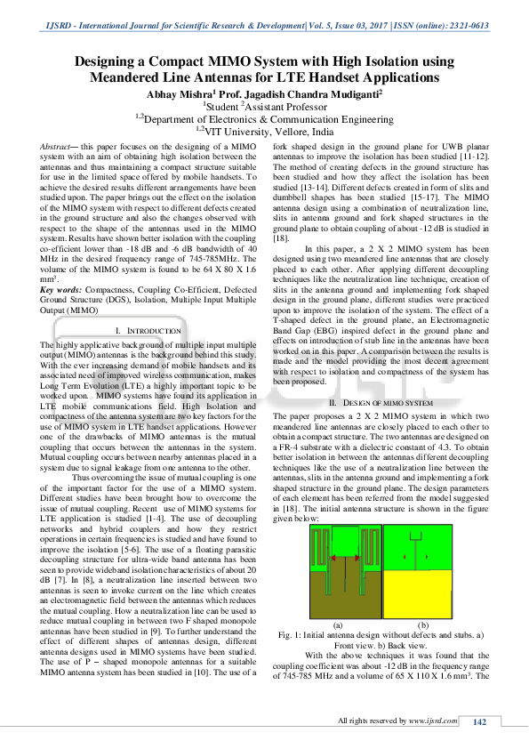 (PDF) Designing a Compact MIMO System with High Isolation using ...