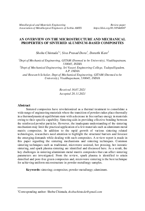 (PDF) An overview on the microstructure and mechanical properties of ...