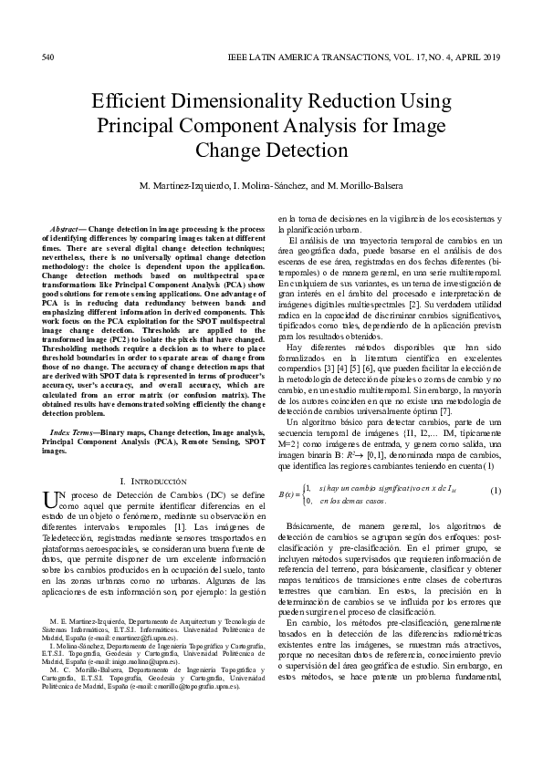 (PDF) Efficient Dimensionality Reduction using Principal Component ...