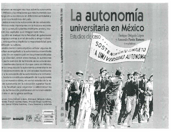 (PDF) Los inicios de la autonomía universitaria 1921-1923.