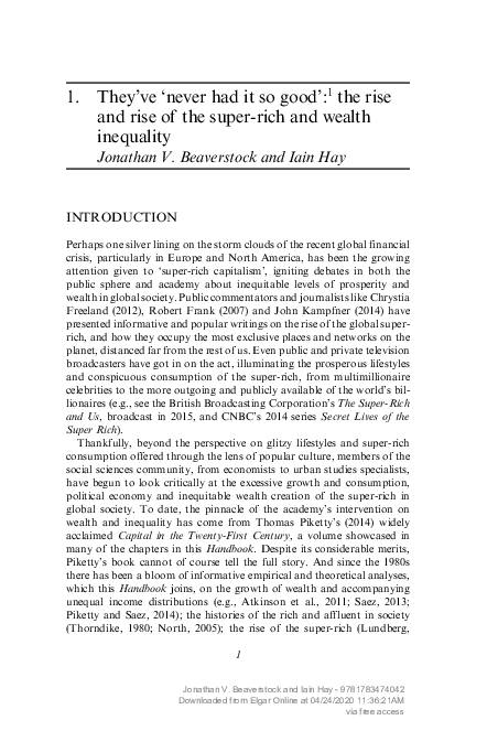 (PDF) They’ve ‘never had it so good’: the rise and rise of the super ...