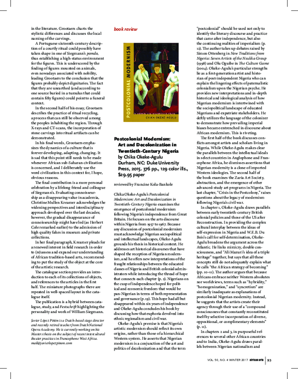 Pdf Postcolonial Modernism Art And Decolonization In Twentieth