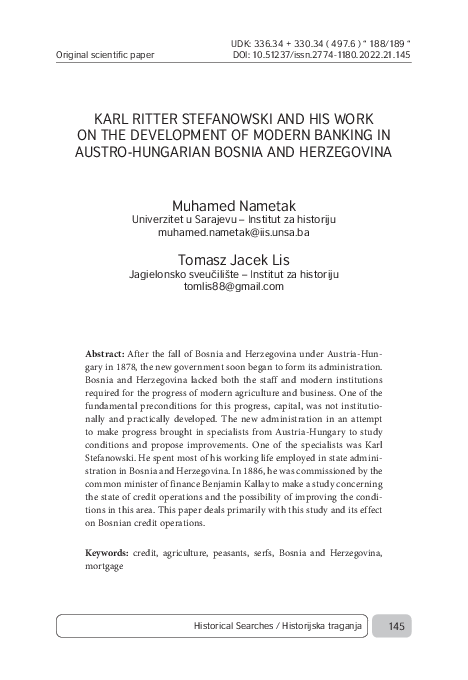 (PDF) KARL RITTER STEFANOWSKI AND HIS WORK ON THE DEVELOPMENT OF MODERN ...