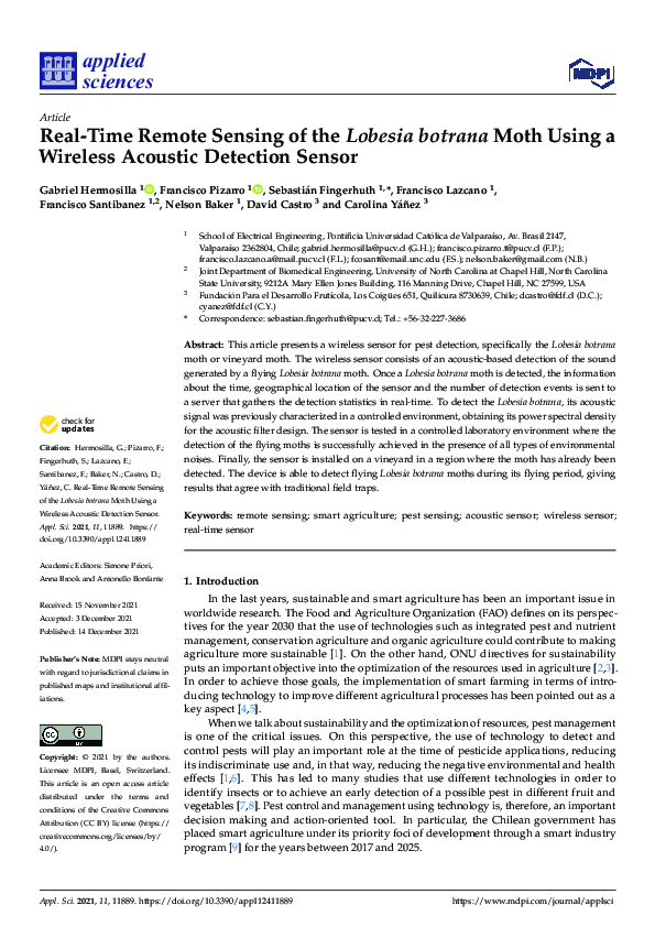 (PDF) Real-Time Remote Sensing of the Lobesia botrana Moth Using a ...