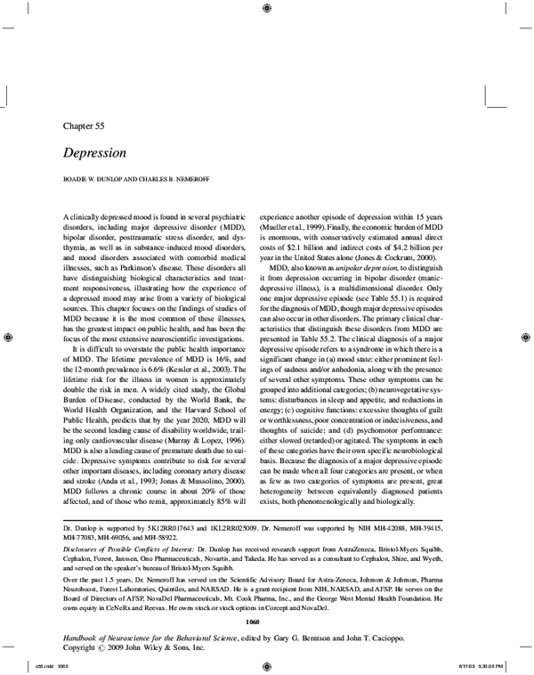 (PDF) Depression