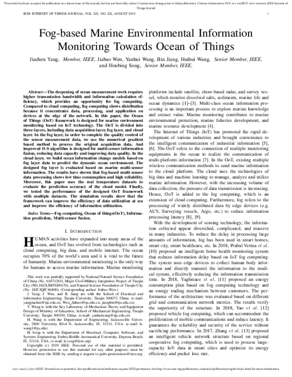 (PDF) Fog-Based Marine Environmental Information Monitoring Toward ...