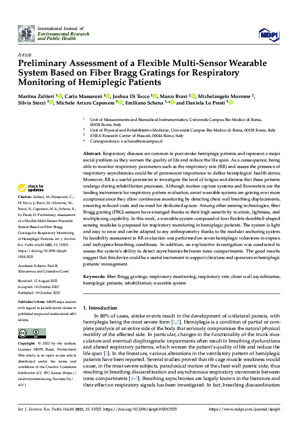 (PDF) Preliminary Assessment of a Flexible Multi-Sensor Wearable System ...