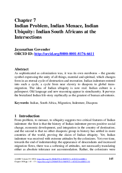 (PDF) Indian Problem Indian Menace Indian Ubiquity Indian South ...