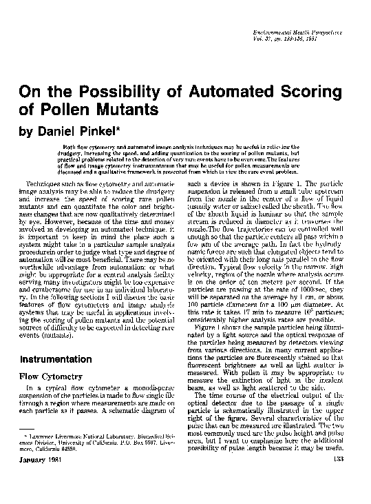 (PDF) On the Possibility of Automated Scoring of Pollen Mutants ...