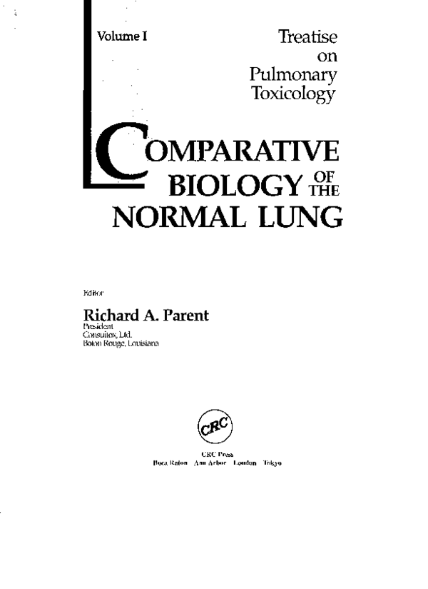 (PDF) Comparative biochemistry of airway lining fluid