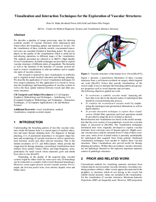 (PDF) Visualization and interaction techniques for the exploration of ...