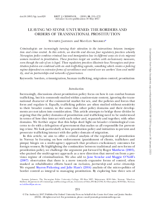 (PDF) Leaving No Stone Unturned: The Borders and Orders of ...