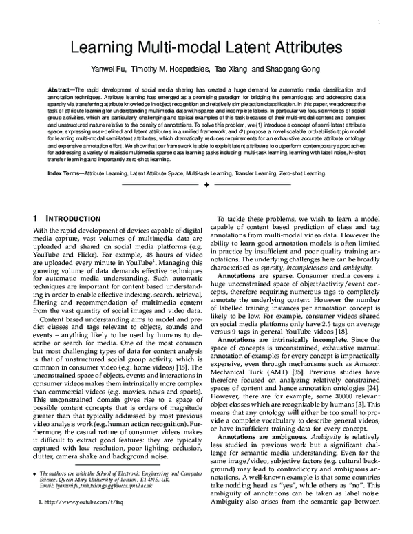 (PDF) Learning Multimodal Latent Attributes