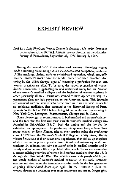 (PDF) Exhibit Review