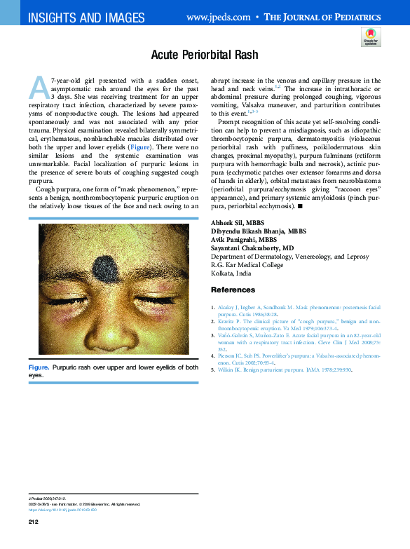 (PDF) Acute Periorbital Rash