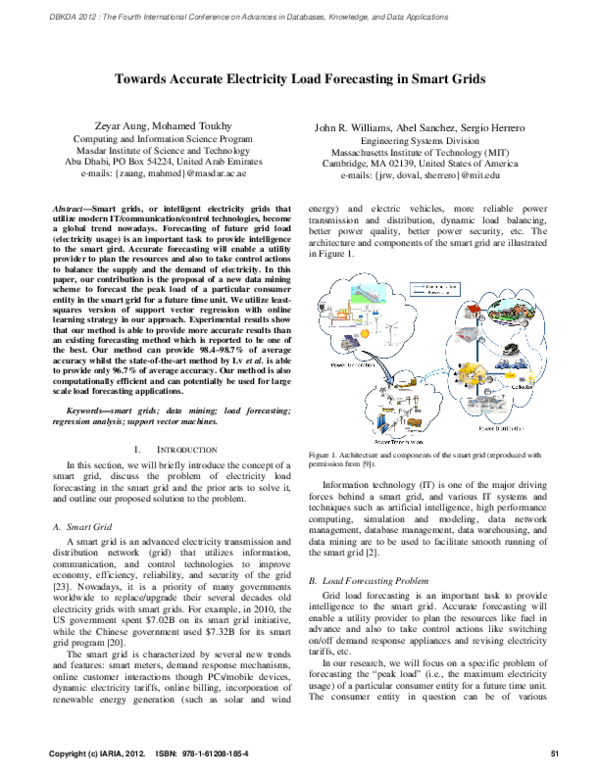 (PDF) Towards Accurate Electricity Load Forecasting in Smart Grids