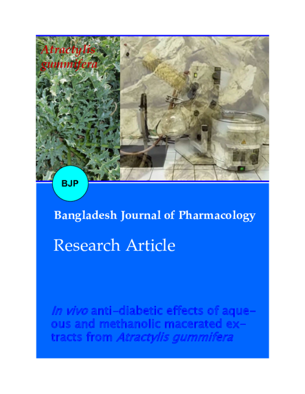 (PDF) In vivo anti-diabetic effect of aqueous and methanolic macerated ...