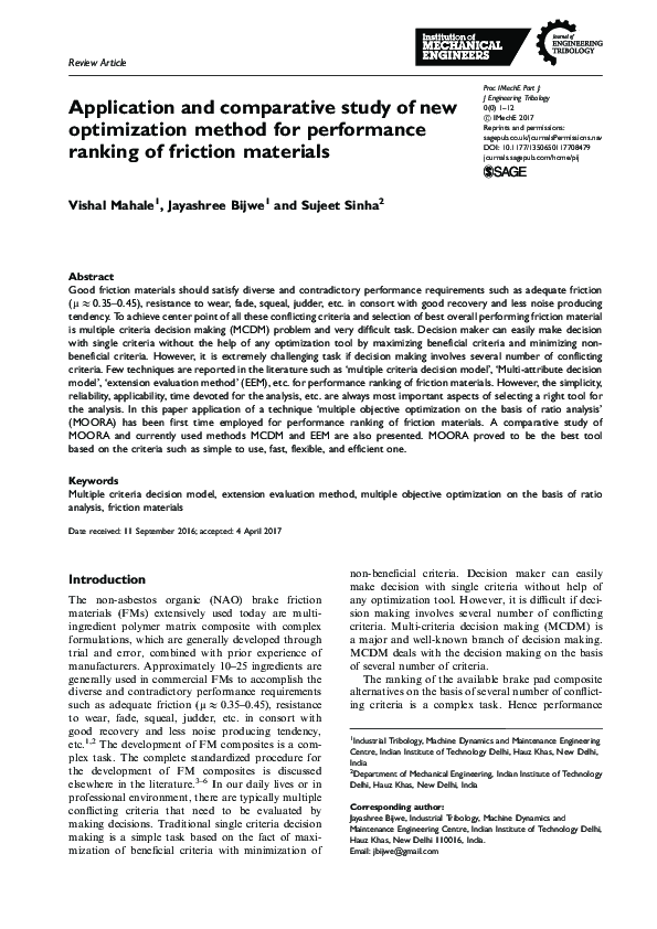 (PDF) Application and comparative study of new optimization method for ...
