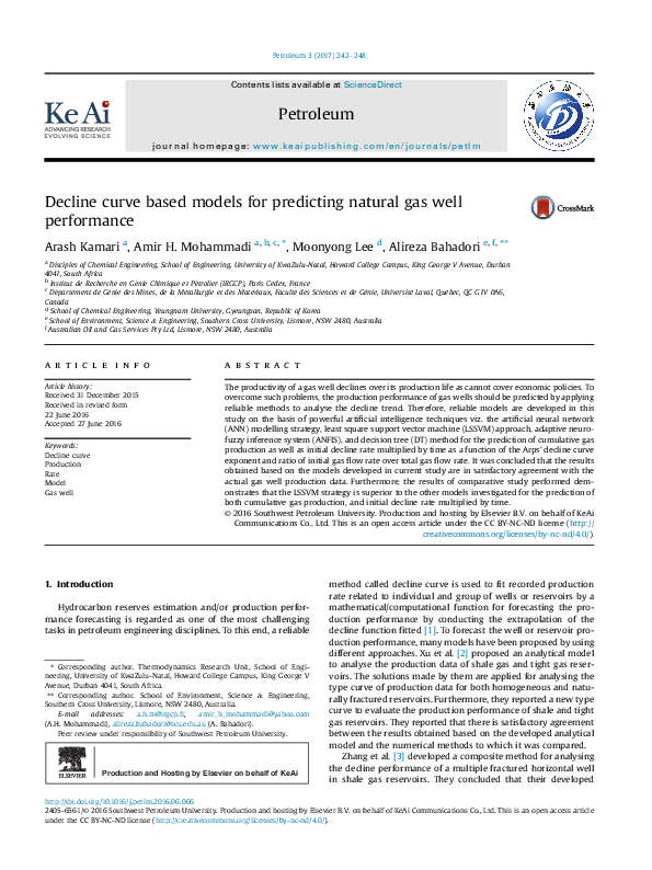 (PDF) Decline curve based models for predicting natural gas well ...