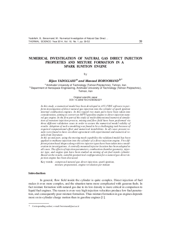 (PDF) Numerical investigation of natural gas direct injection ...