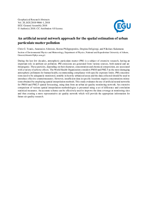 (PDF) An artificial neural network approach for the spatial estimation ...