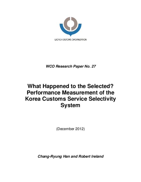 (PDF) What Happened to the Selected? Performance Measurement of the ...