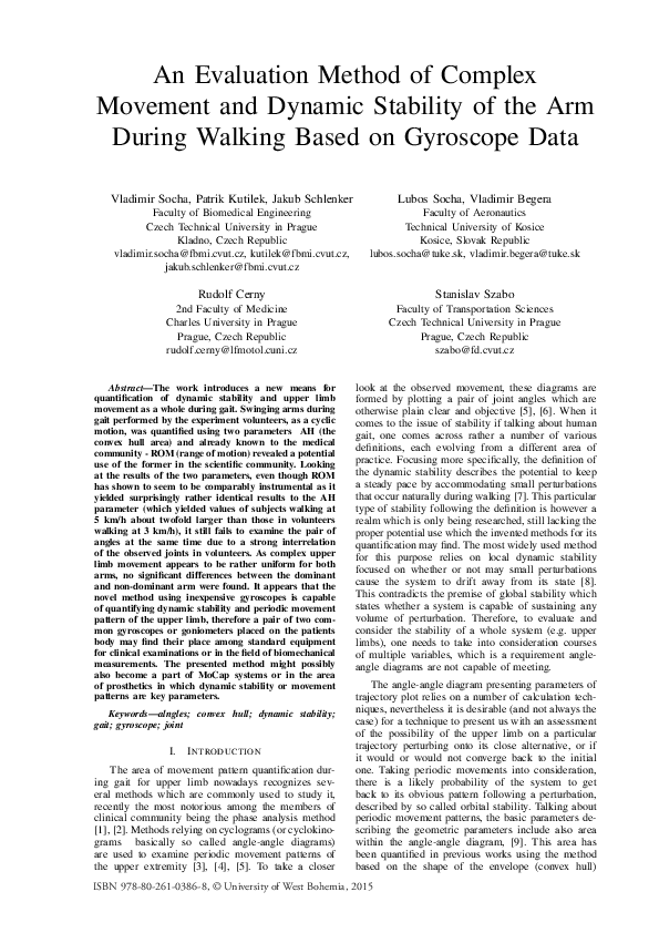 (PDF) An evaluation method of complex movement and dynamic stability of ...
