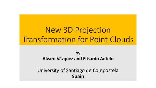 (PDF) New 3D Projection Transformation for Point Clouds