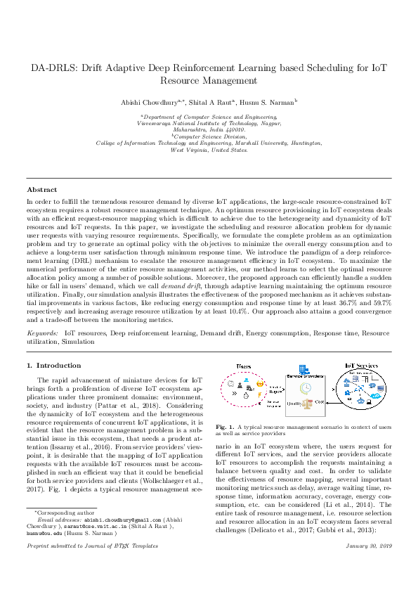 (PDF) DA-DRLS: Drift adaptive deep reinforcement learning based ...