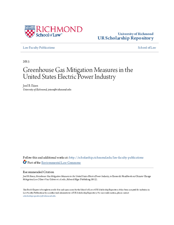 (PDF) Research Handbook on Climate Change Mitigation Law