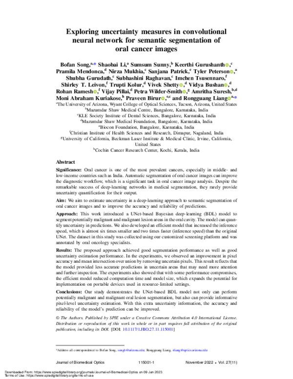 (PDF) Exploring uncertainty measures in convolutional neural network ...